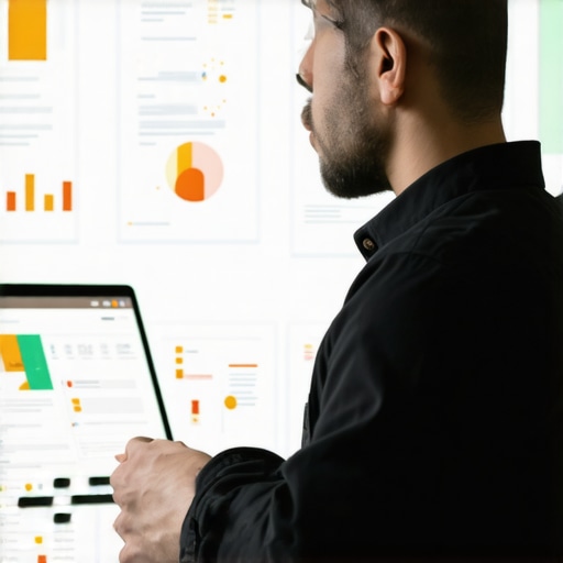 AI-Driven Local SEO Strategy Business owner using AI tools for local SEO and community involvement