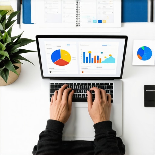 Person analyzing local SEO metrics on a laptop for sustained Map Pack success