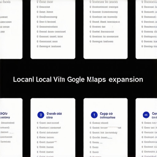 Infographic illustrating actionable steps for improving local map pack visibility