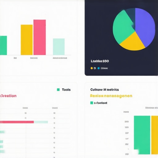 An illustrated dashboard displaying various local SEO metrics including citations reviews and analytics