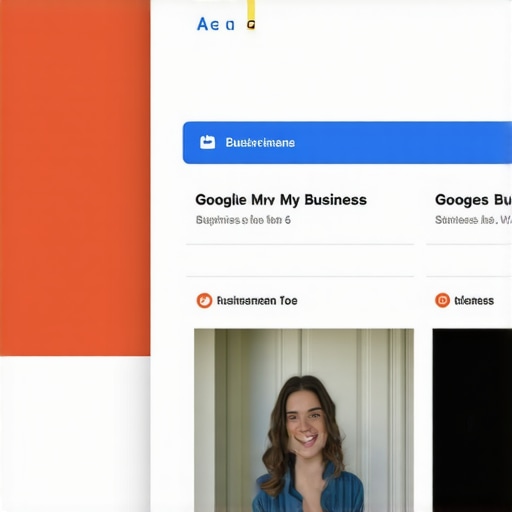 Screenshot of Google My Business profile customization
