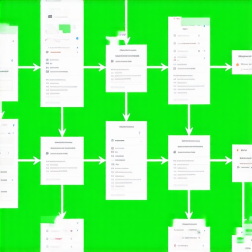 Flowchart illustrating steps for fixing Google Maps scaling issues to improve local SEO.