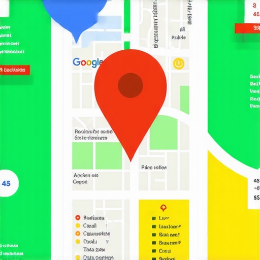 Diagram illustrating key strategies for increasing Google Map pack rankings