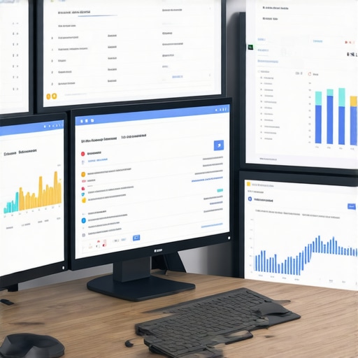 SEO Tools for Local Map Pack Growth Computer screen displaying various local SEO tools and dashboards.