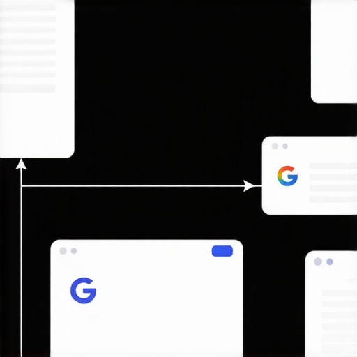 Diagram illustrating strategies for expanding Google Business Profiles across multiple locations