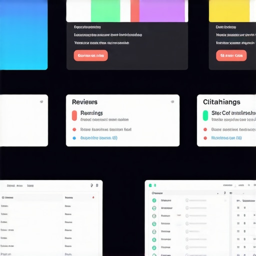 Screenshot of local SEO analysis tools display