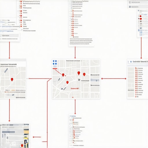 Flowchart showing steps for scaling Google Maps in multiple locations in 2026.