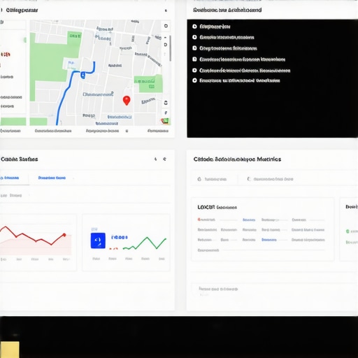 Screenshot of geo-data and citation tracking dashboard for local SEO