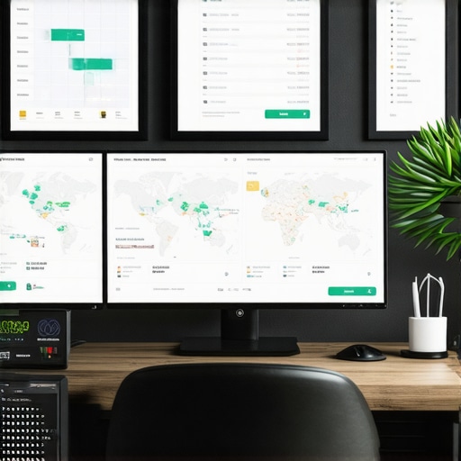 Screenshot of a user's computer screen displaying various SEO analytics and management tools for local business growth.
